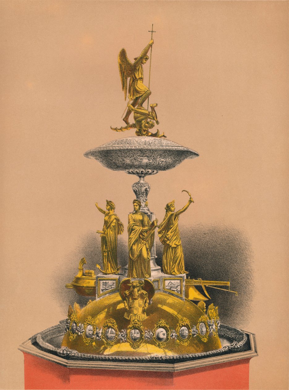 Bemutató darab C. De Bruckere polgármesternek, 1893. alkotó: Robert Dudley