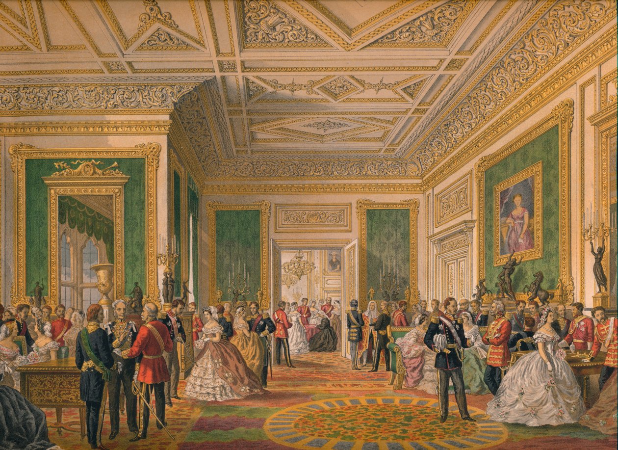 A házassági igazoló okirat aláírása, 1863. alkotó: Robert Dudley