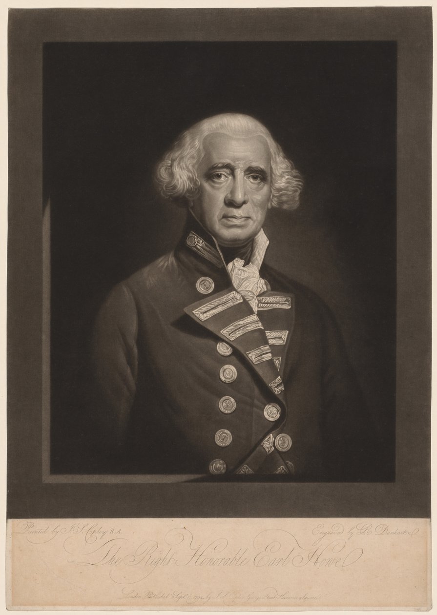 Richard, Earl Howe, 1794. alkotó: Robert Dunkarton