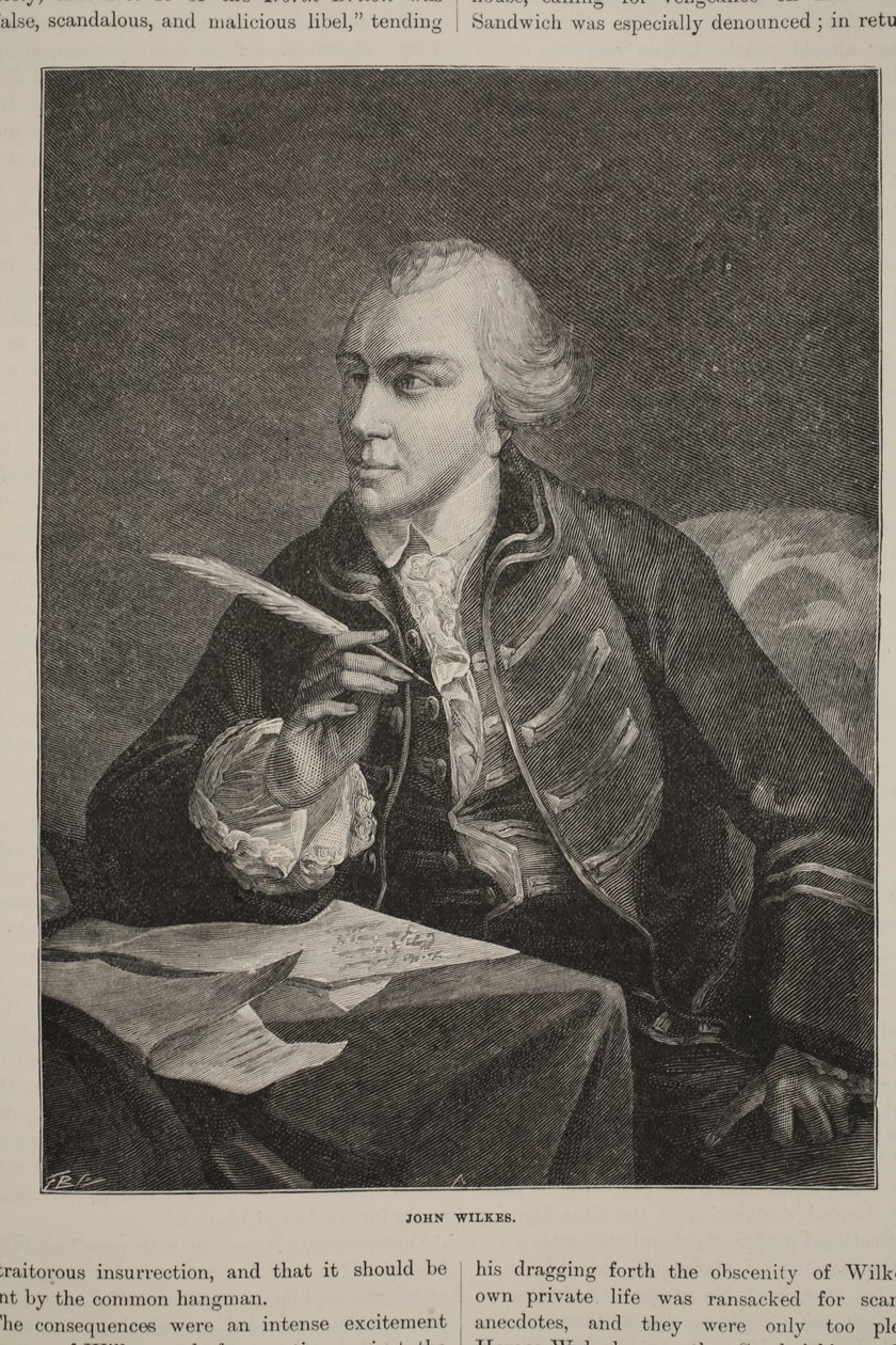 John Wilkes, illusztráció a 