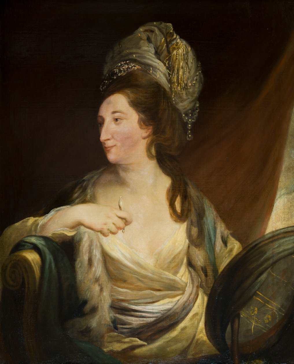 Elizabeth Simpson, Lady Bridgeman (1735-1806) portréja, 1750-88 körül (olaj, vászon) alkotó: Robert Edge Pine