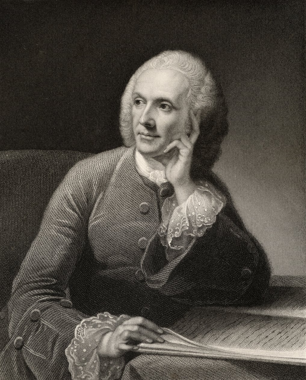 William Hunter, J. Thompson metszete, a „The National Portrait Gallery, Volume II”-ből, megjelent 1820 körül alkotó: Robert Edge Pine