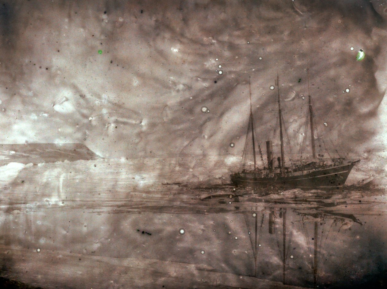 SS Roosevelt, 1905-ben vízre bocsátott amerikai gőzhajó, amelyet Robert Peary sarki felfedezőútjaira... alkotó: Robert Edwin Peary