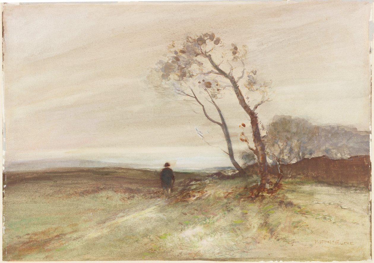 Szeles nap (testszín papíron) alkotó: Robert Ernest McEune