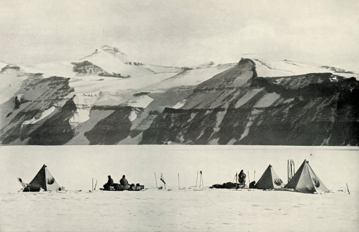 Camp Under The Wild Range, 1911. december 20., 1913 alkotó: Robert Falcon Scott