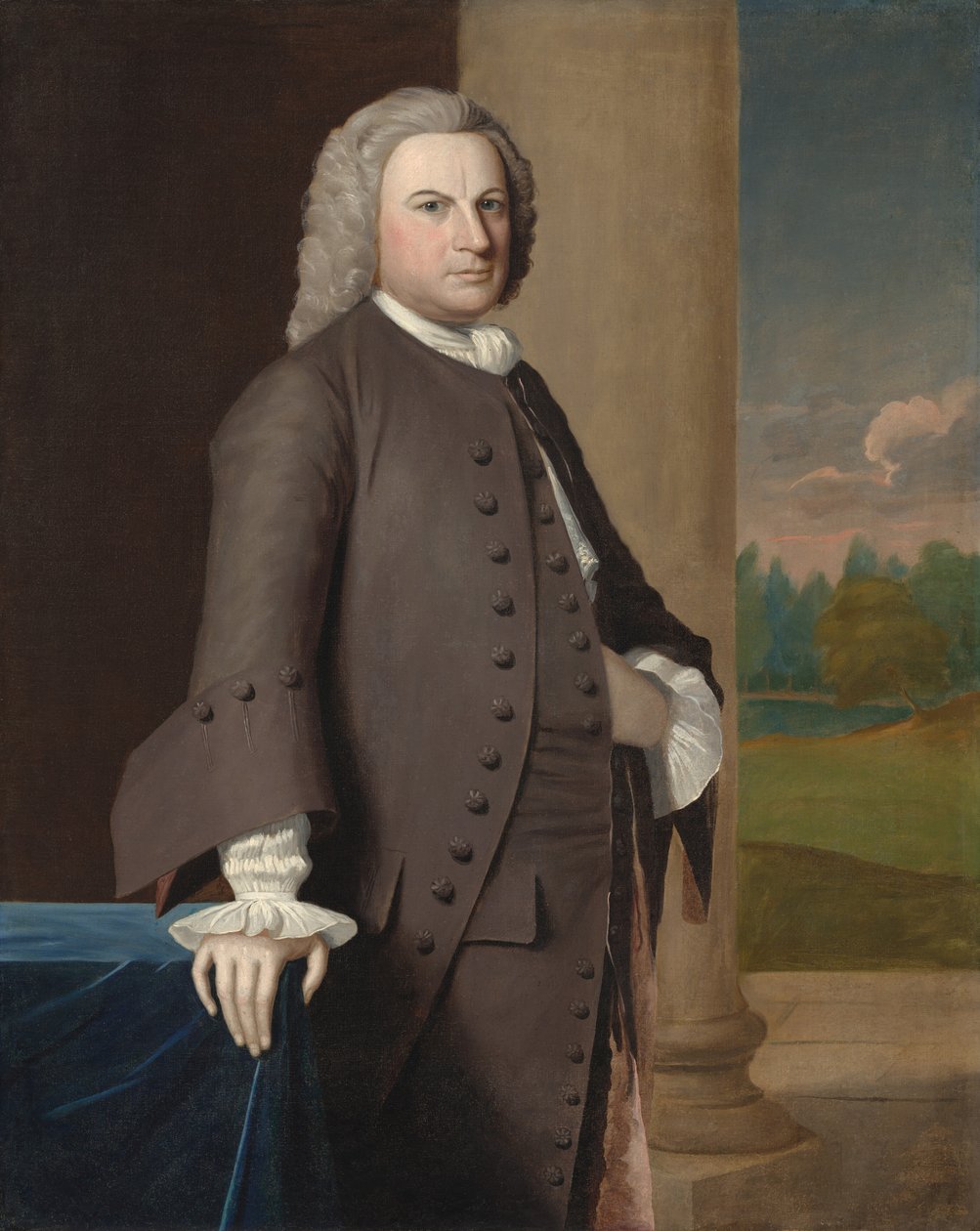 Simon Pease, 1749 körül (olaj, vászon) alkotó: Robert Feke