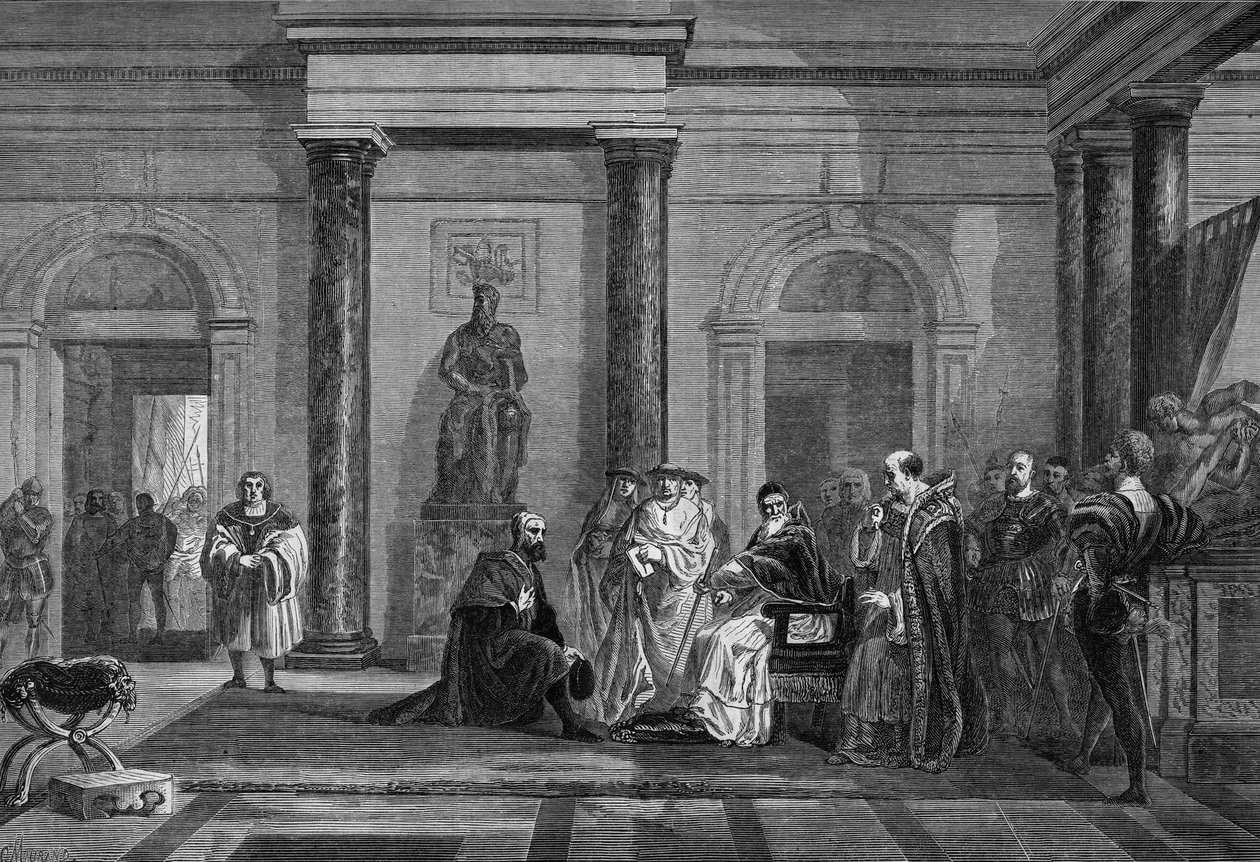 II. Julius pápa (Giulio II alkotó: Robert Fleury