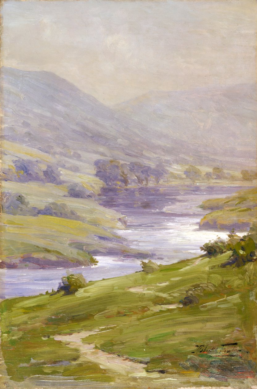 Bend on the Conway (festmény) alkotó: Robert Fowler