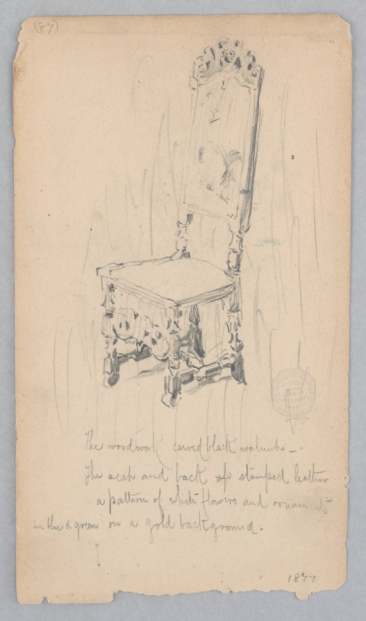 Szék alkotó: Robert Frederick Blum