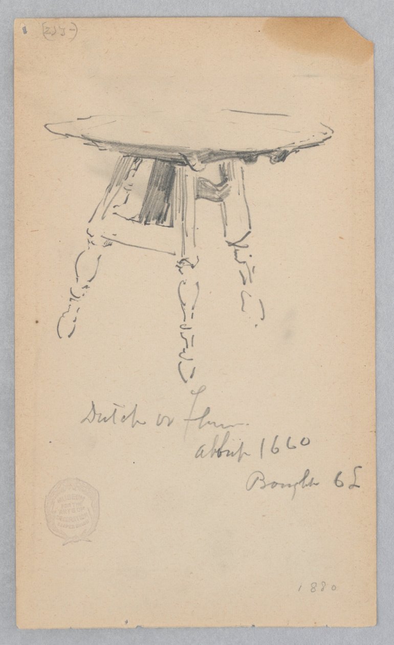 Asztal alkotó: Robert Frederick Blum