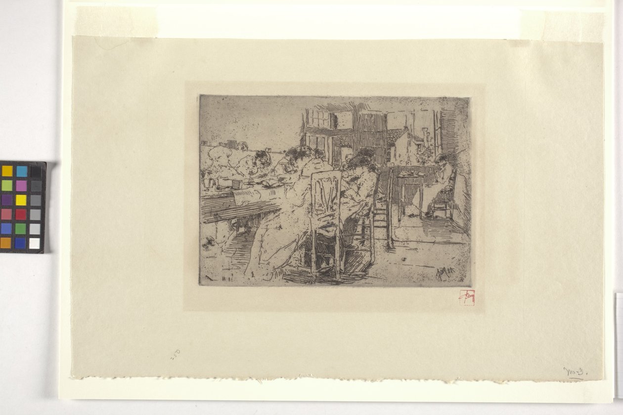 Egy bolt belseje (tinta) alkotó: Robert Frederick Blum