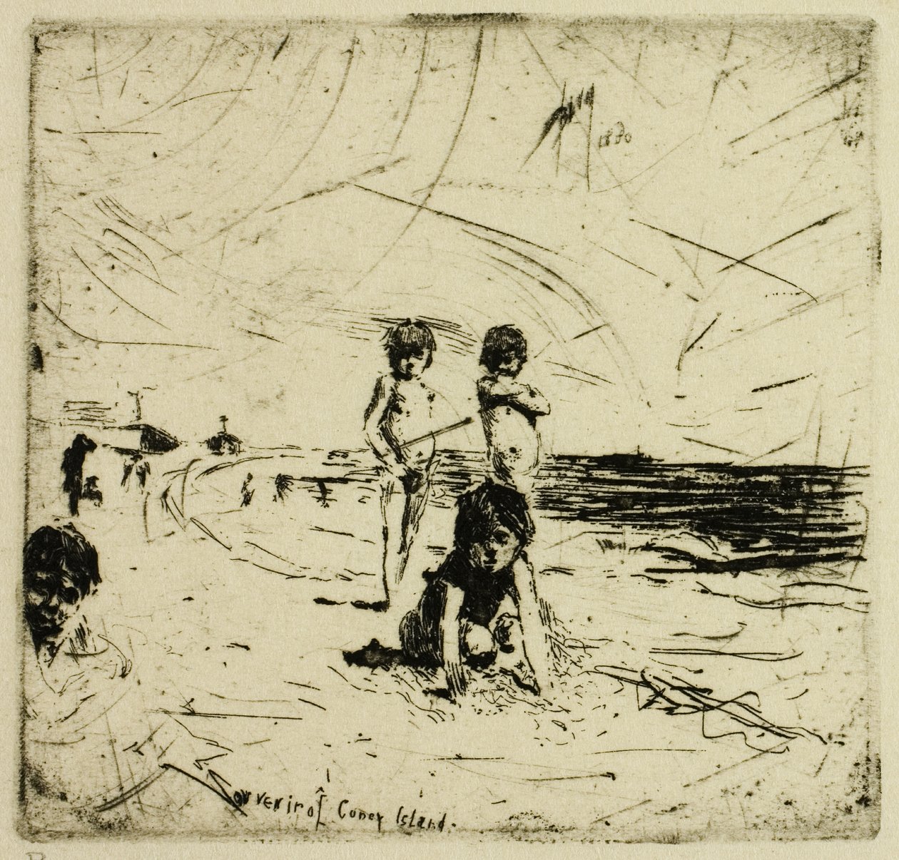 Coney Island szuvenírje alkotó: Robert Frederick Blum