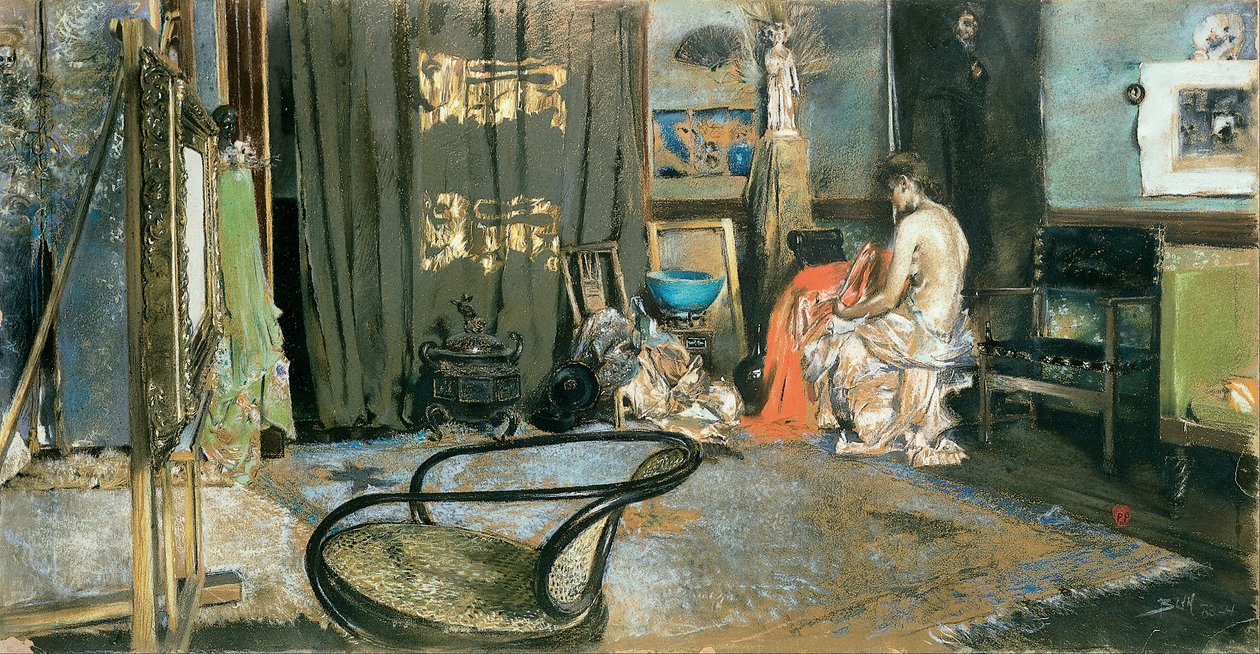 Robert F. Blum műterme alkotó: Robert Frederick Blum
