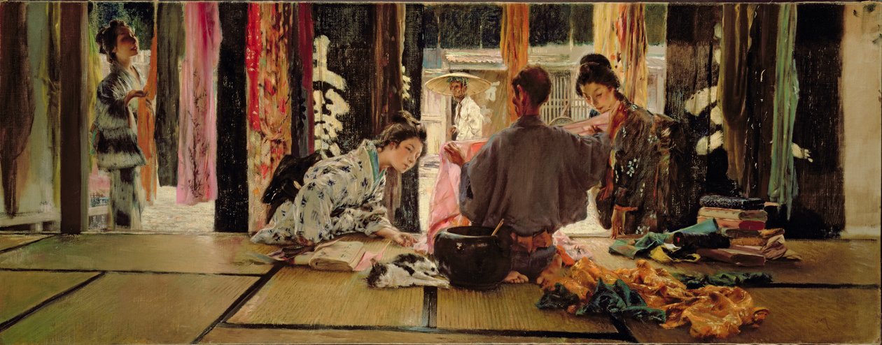 A selyemkereskedő, 1890-93 alkotó: Robert Frederick Blum
