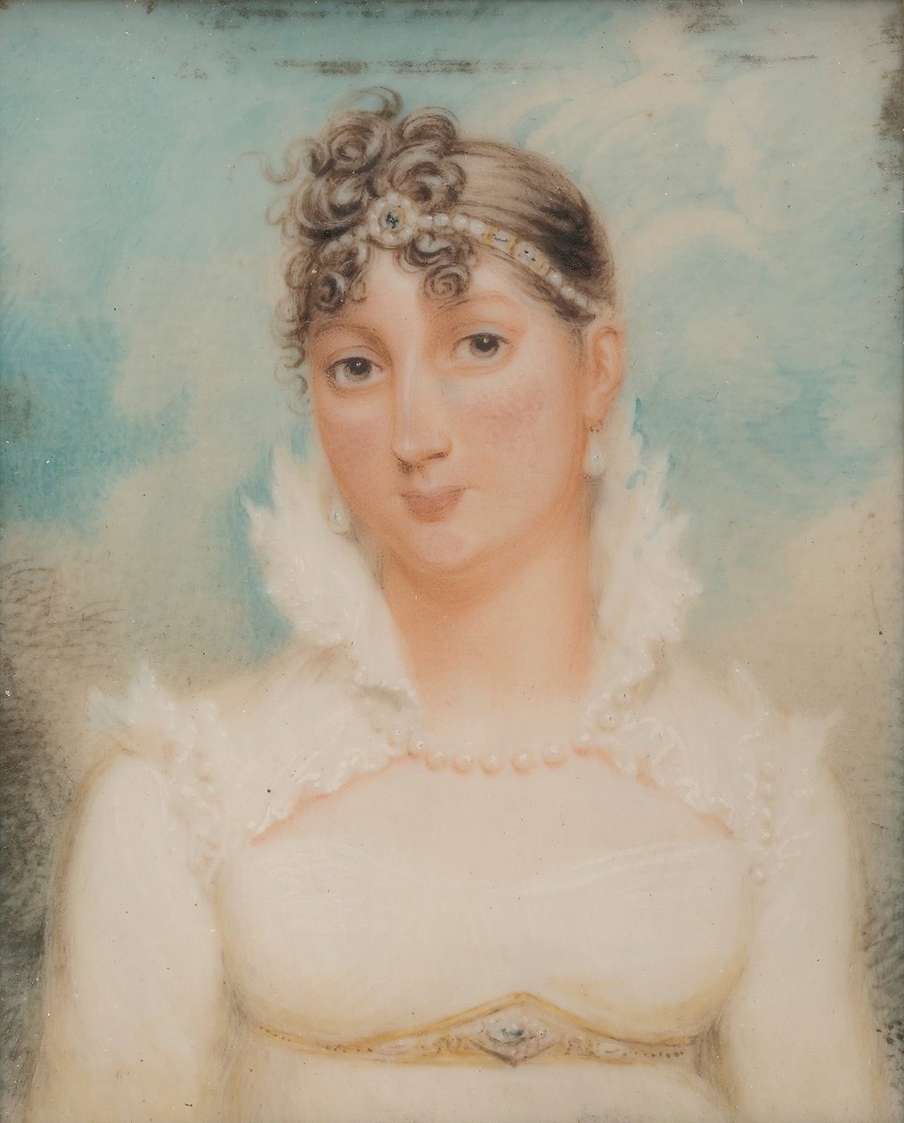 Mrs. Stephen Van Rensselaer III Cornelia Paterson, kb. 1810. alkotó: Robert Fulton