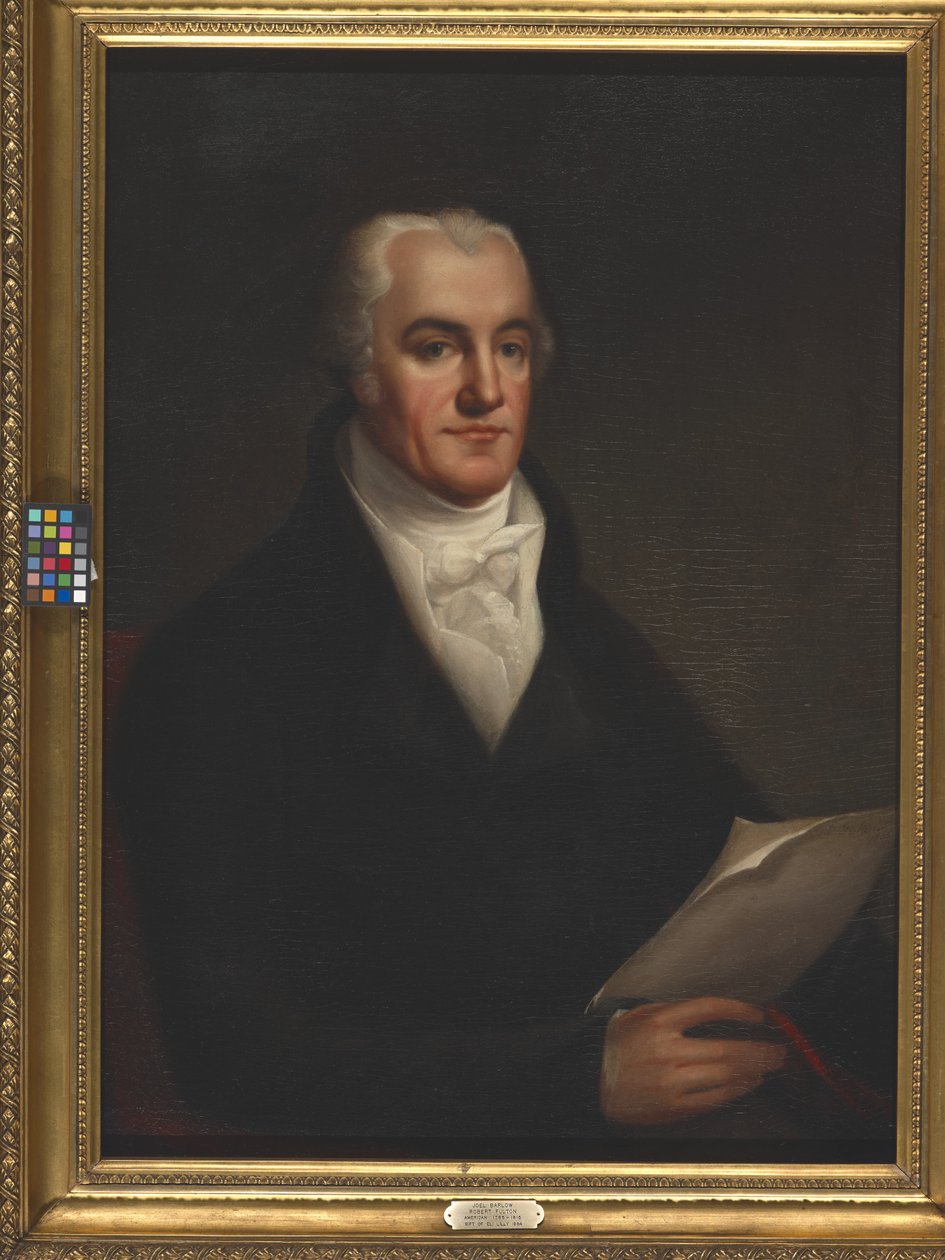 Joel Barlow portréja (olaj, vászon) alkotó: Robert Fulton