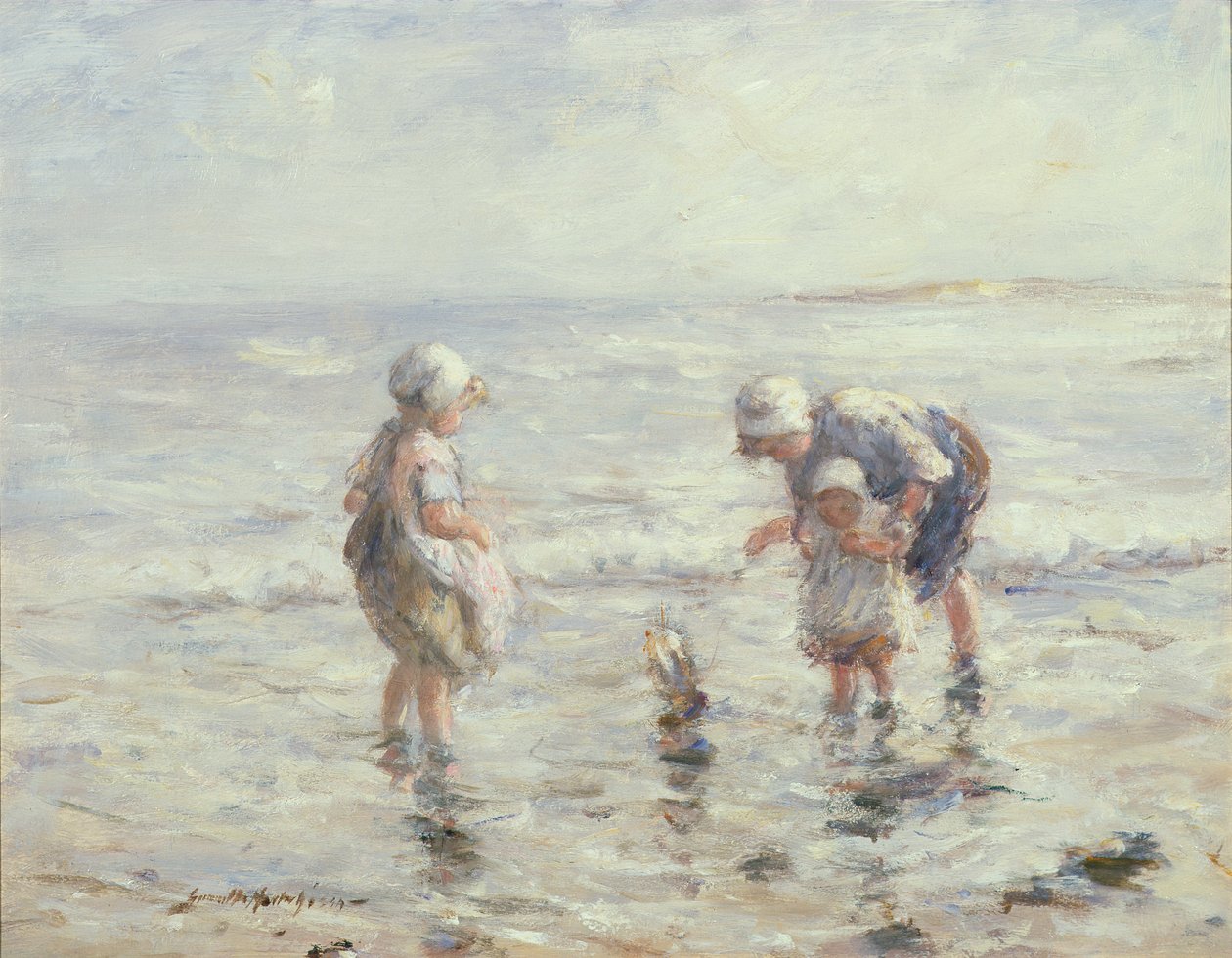 Vitorlázás a csónakon alkotó: Robert Gemmell Hutchison