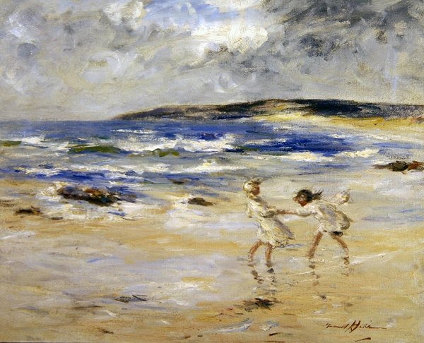 Shores of Macadinish (olaj, vászon) alkotó: Robert Gemmell Hutchison