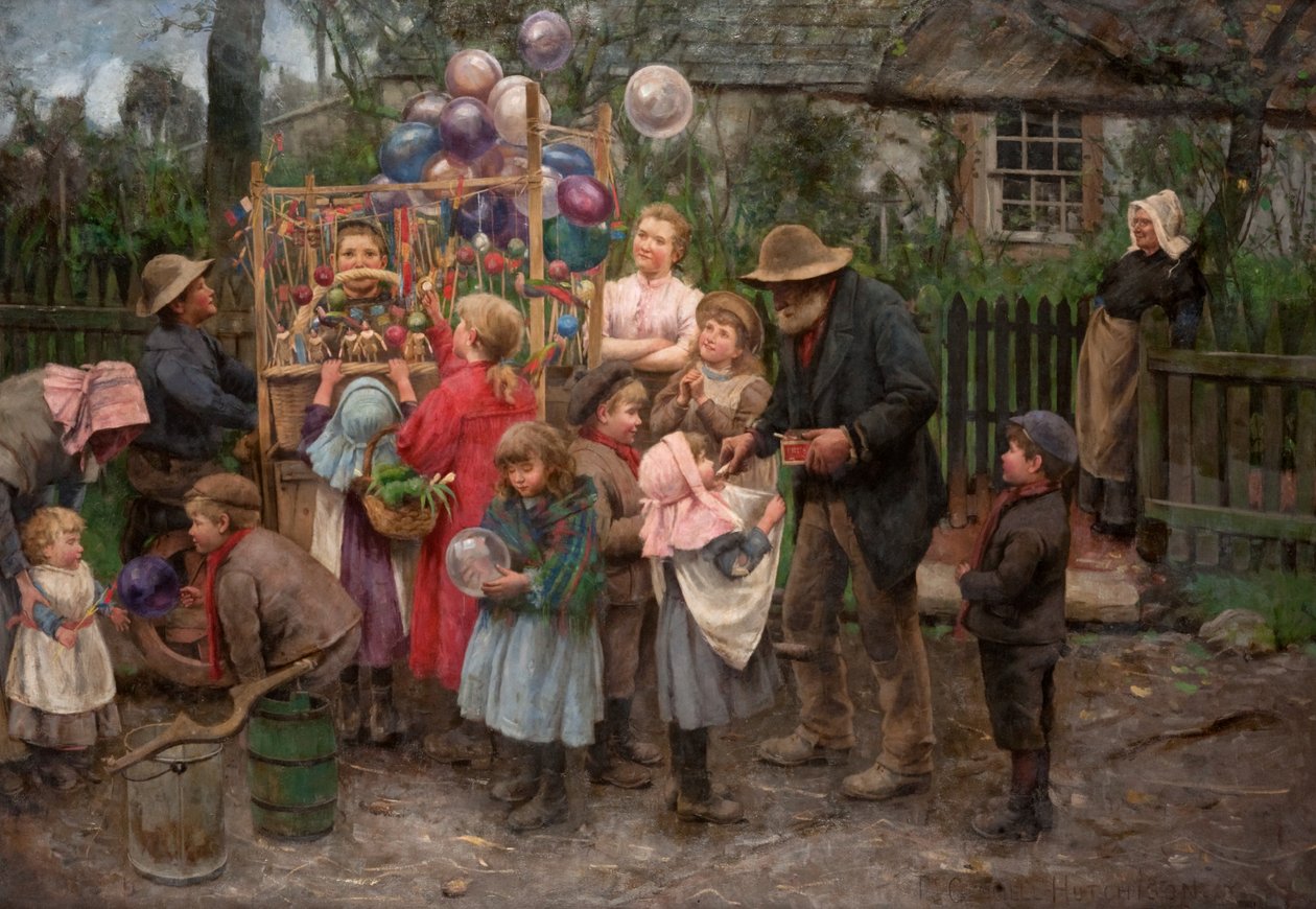 The Gundy man, 1897 körül (olaj, vászon) alkotó: Robert Gemmell Hutchison