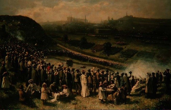 The Scottish Volunteer Force Review, Edinburgh alkotó: Robert Gemmell Hutchison