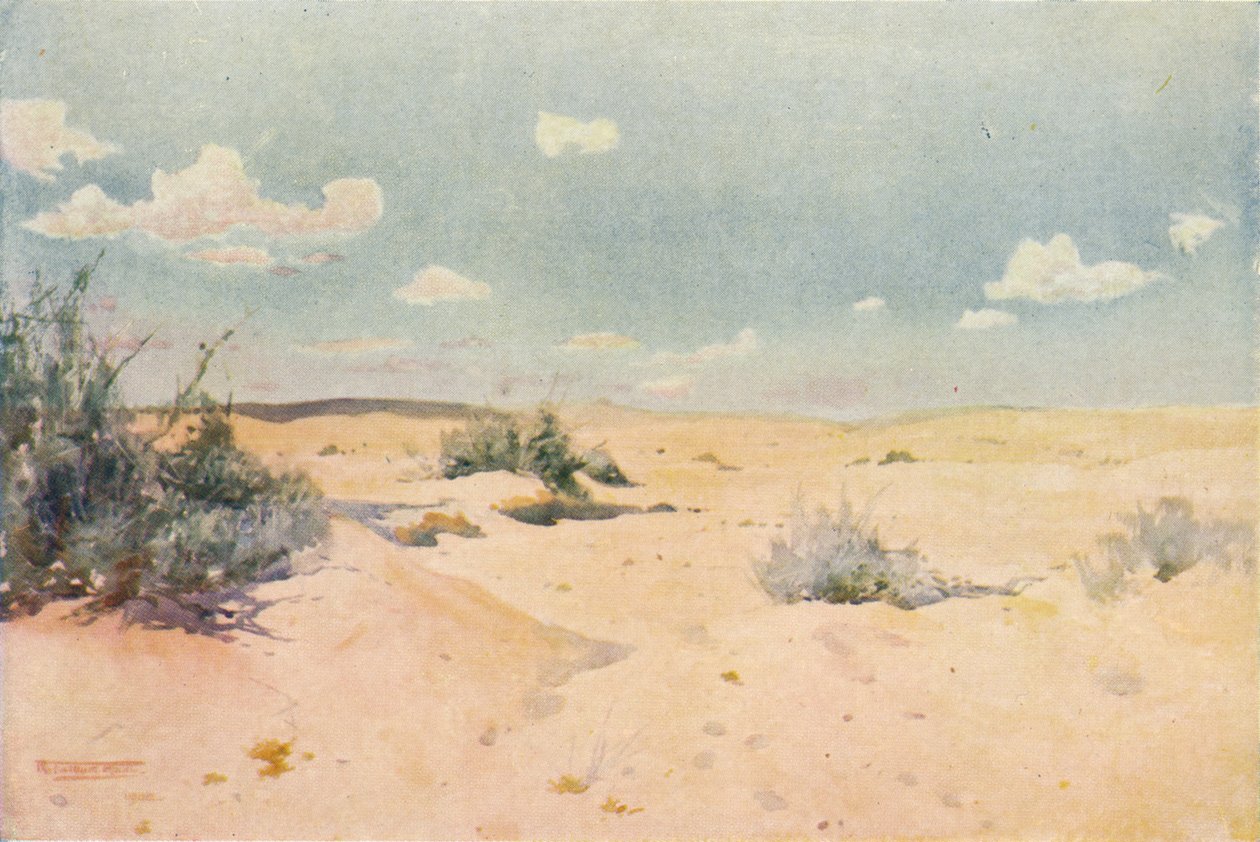 Sivatagi tanulmány Tel-El-Kebirben, 1880, 1904 alkotó: Robert George Talbot Kelly