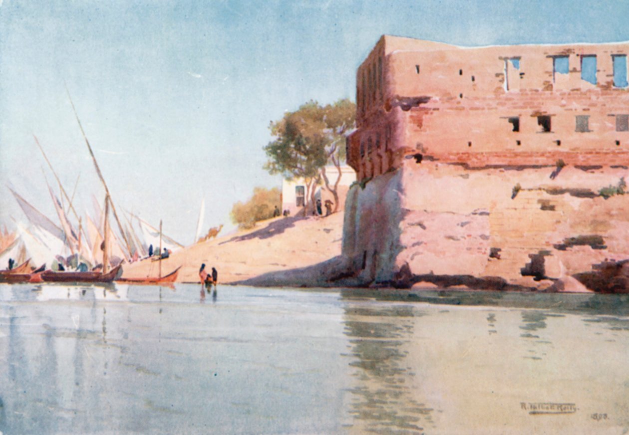 Romos palota Mit Gamrban (színes litográfia) alkotó: Robert George Talbot Kelly