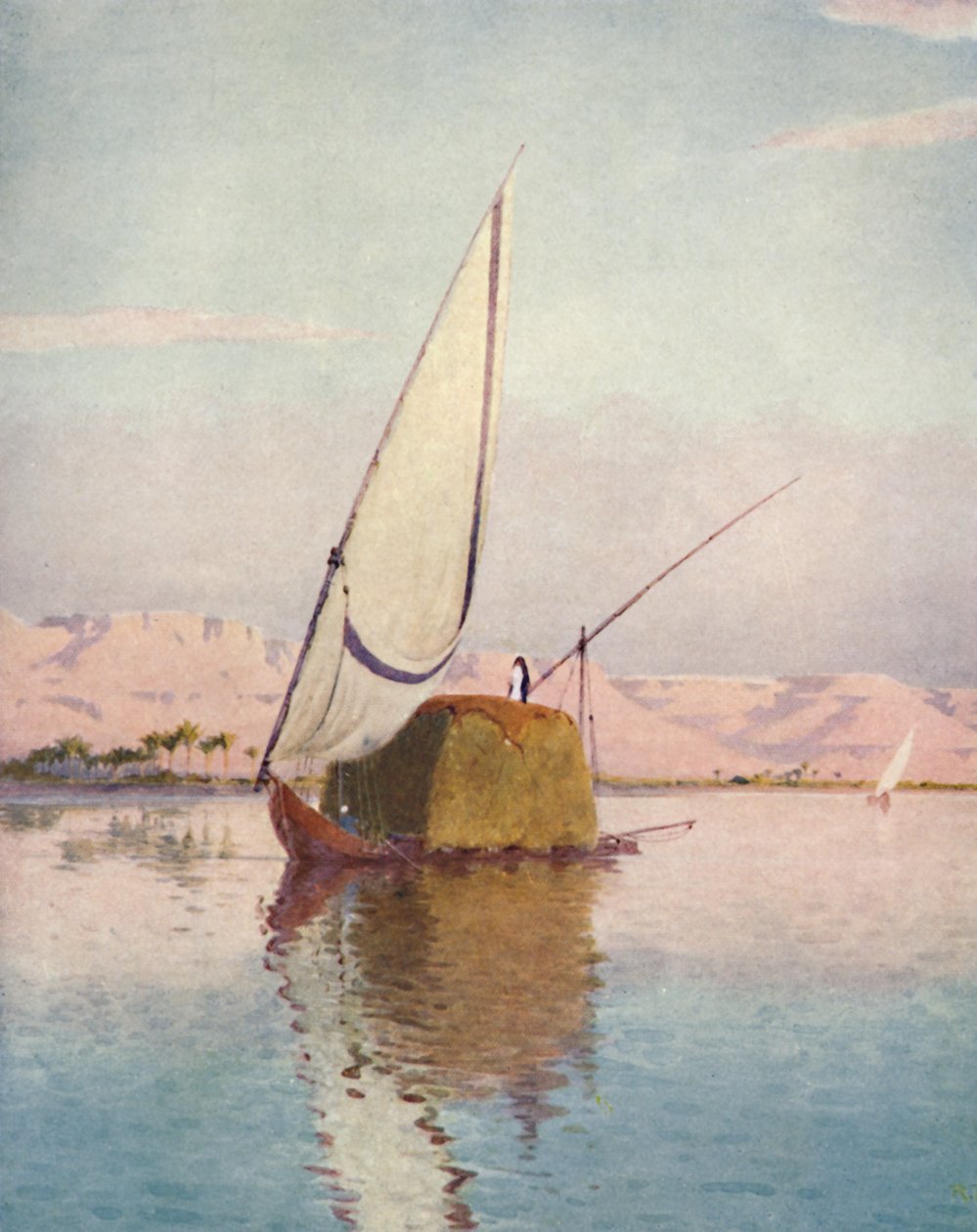 Tibbin hajó a Níluson, 1880, 1904 alkotó: Robert George Talbot Kelly