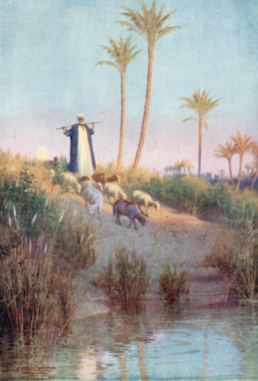 By Still Waters (színes litográfia) alkotó: Robert George Talbot Kelly