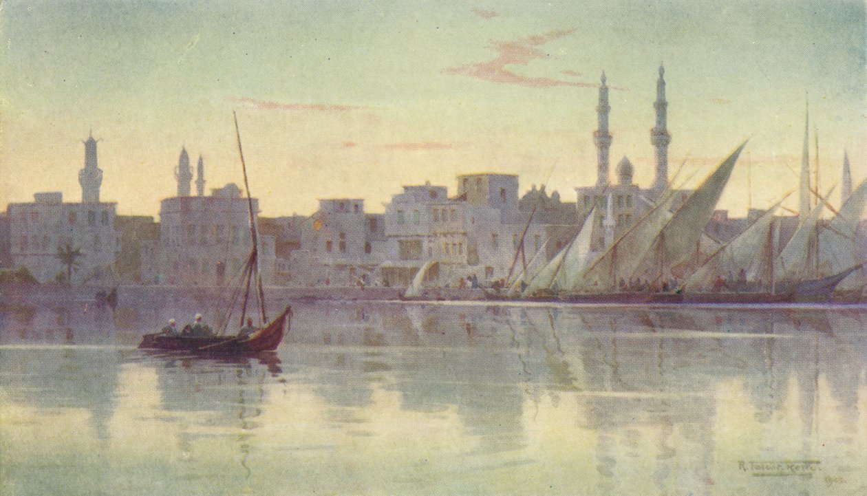 Kora reggel Damiettában, 1880, 1904 alkotó: Robert George Talbot Kelly