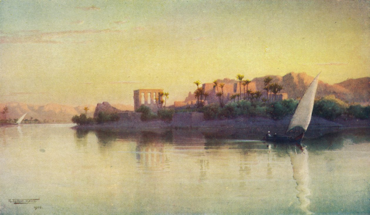 Philae, 1880, 1904 alkotó: Robert George Talbot Kelly