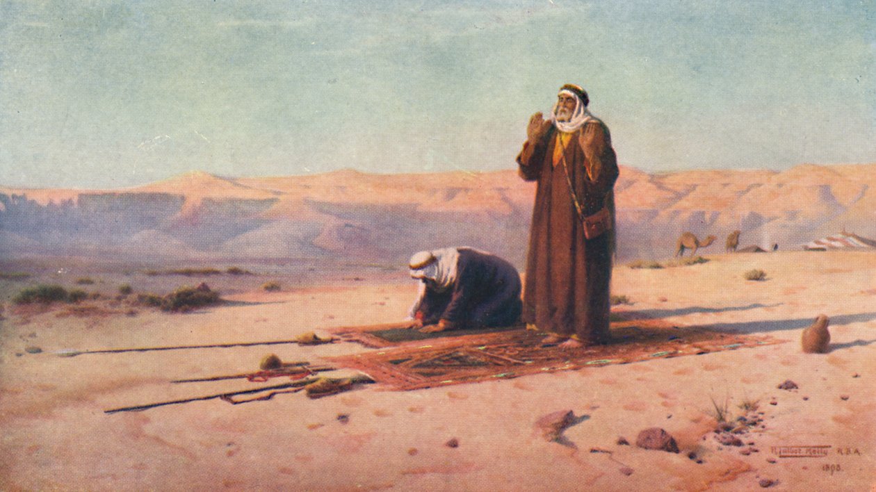 Ima a sivatagban, 1880, 1904 alkotó: Robert George Talbot Kelly