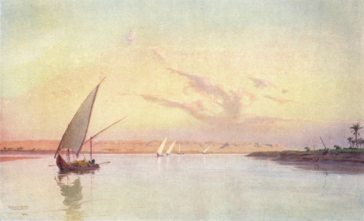 Tel-El-Amarna, a felső oldalon, 1880, 1904 alkotó: Robert George Talbot Kelly