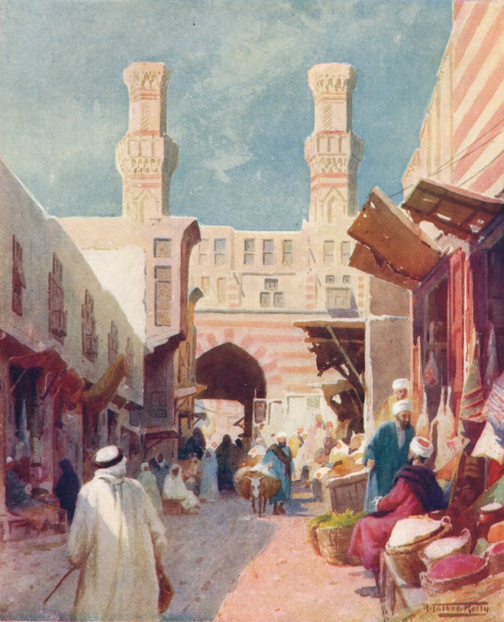 A Bab-Zuweyla, 1880, 1904 alkotó: Robert George Talbot Kelly