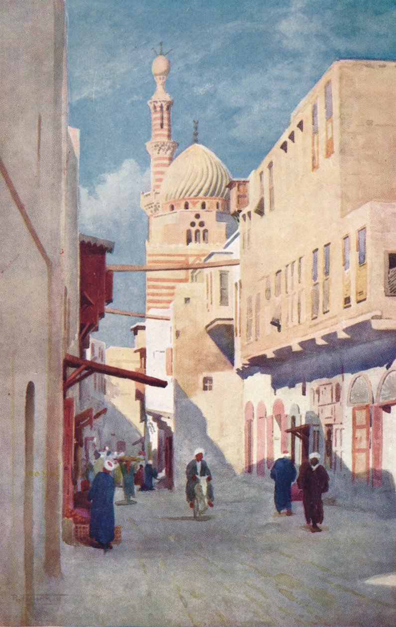 A Sais mecset, Kairó, 1880, 1904 alkotó: Robert George Talbot Kelly