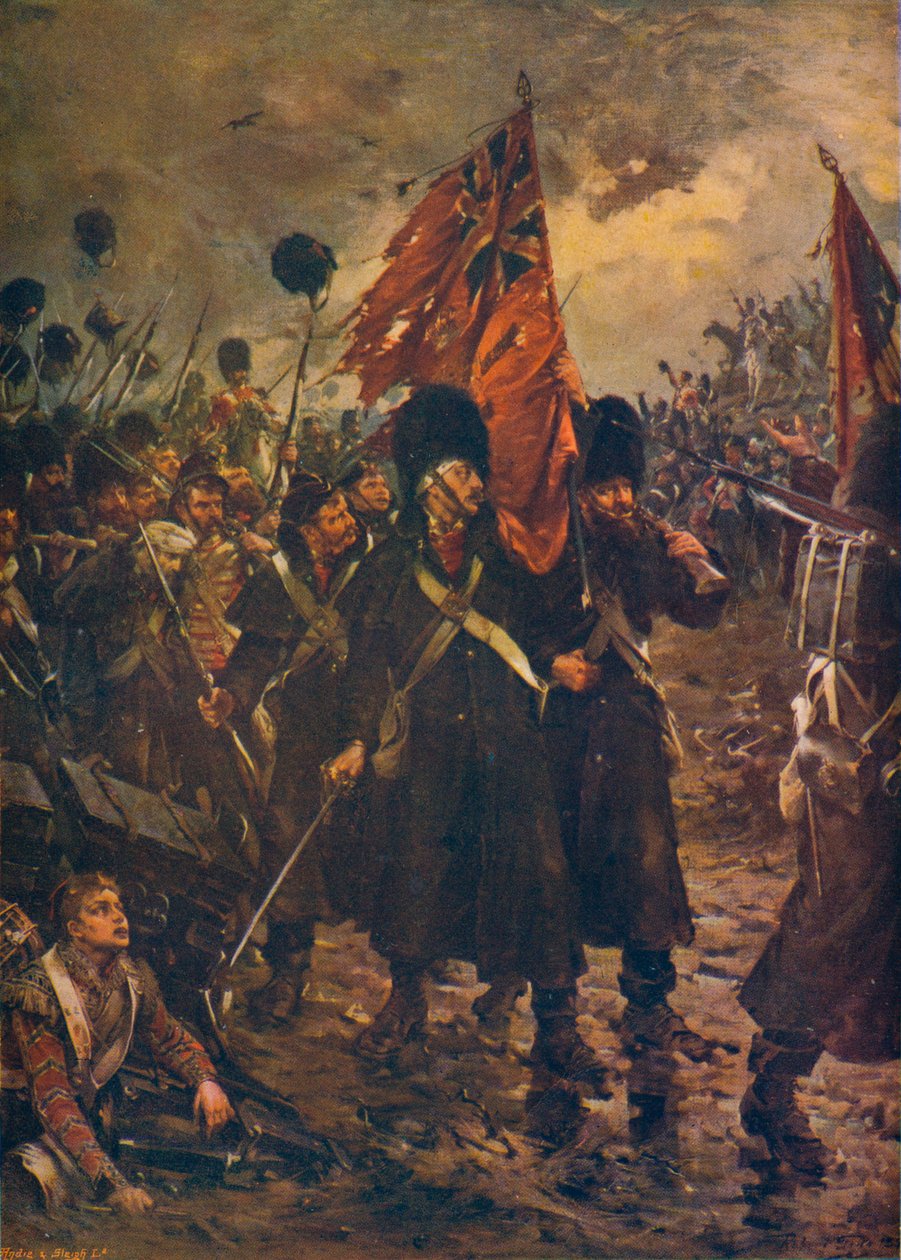 A színek megmentése: az őrök az inkermani csatában, 1854 1909 alkotó: Robert Gibb