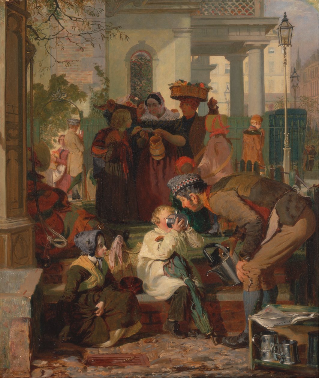 Refreshing the Weary [1847, Royal Academy of Arts, London, kiállítási katalógus] alkotó: Robert Hannah