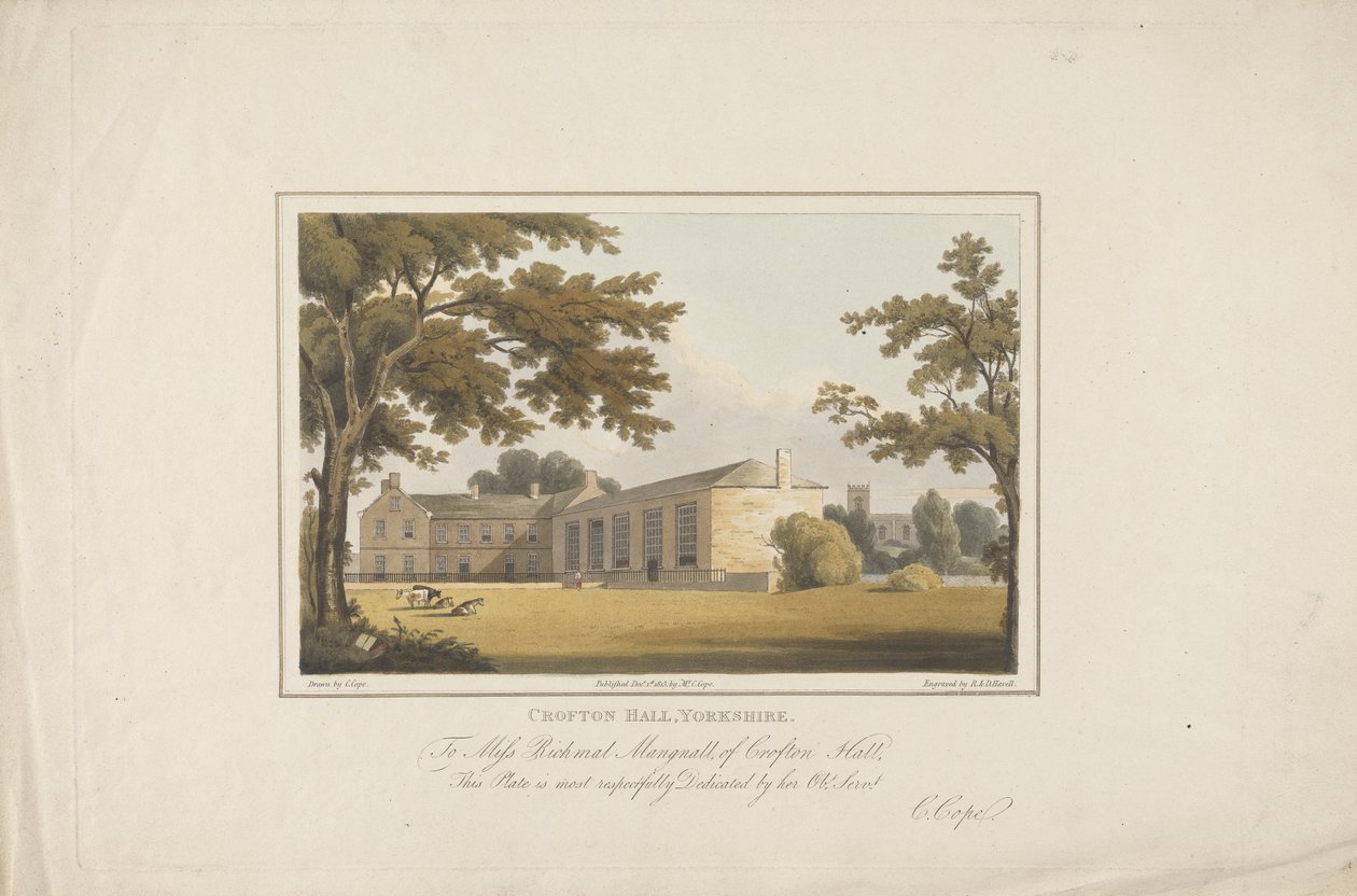 Crofton Hall, Yorkshire alkotó: Robert Havell