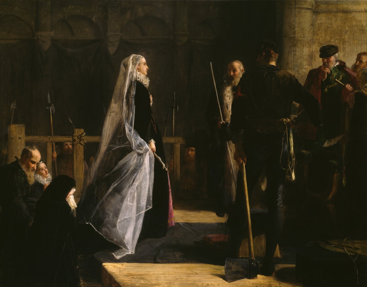 Mária (1542-87) skót királynő kivégzése alkotó: Robert Herdman