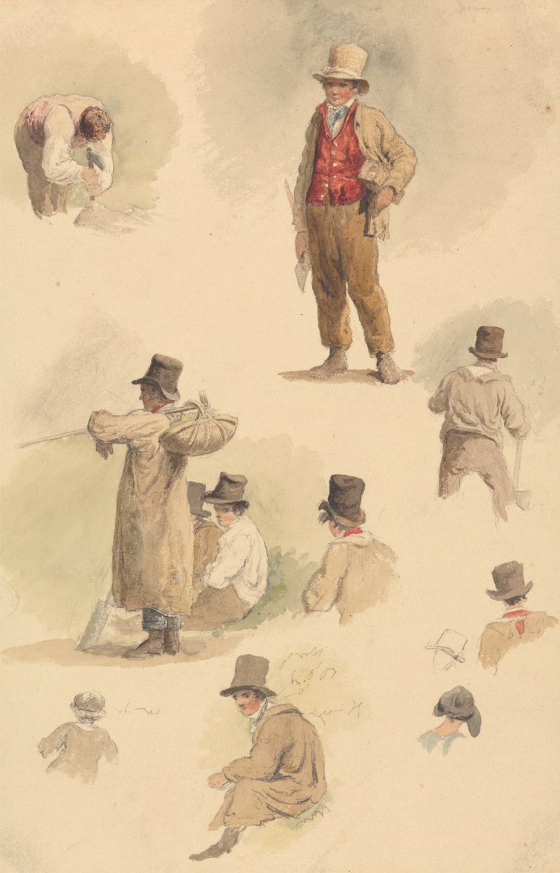 Egy favágó és egyéb tanulmányok alkotó: Robert Hills