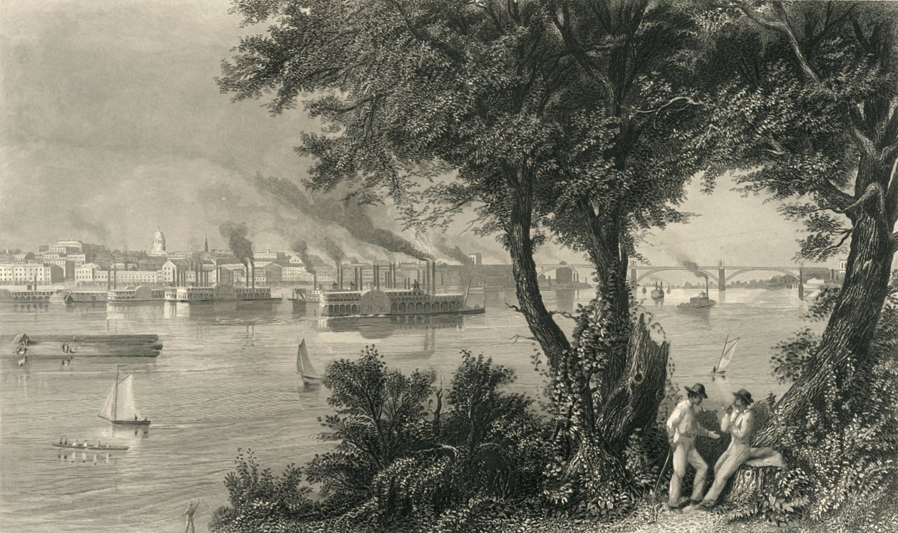 "St. Louis városa", 1874. alkotó: Robert Hinshelwood