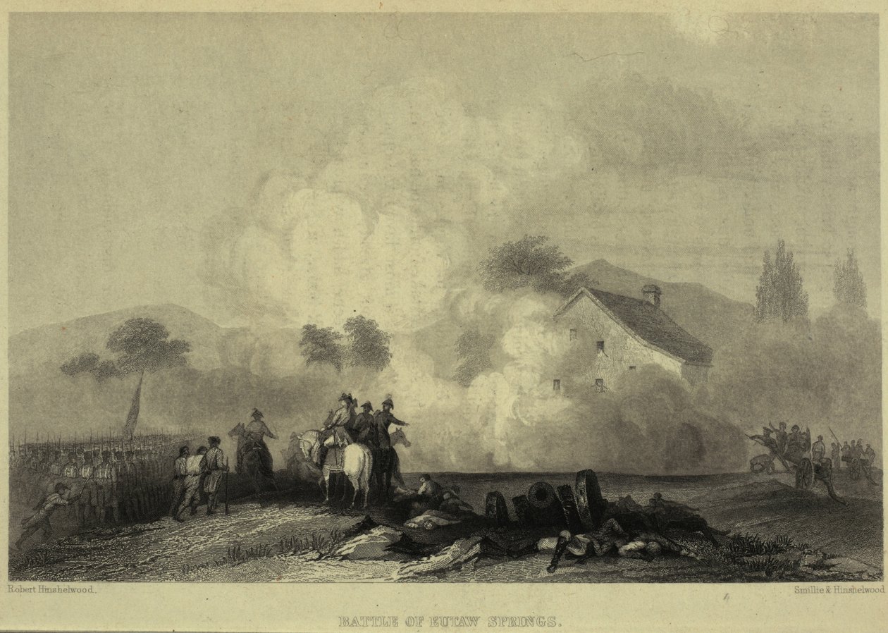 Az eutaw-i csata 1781-ben alkotó: Robert Hinshelwood