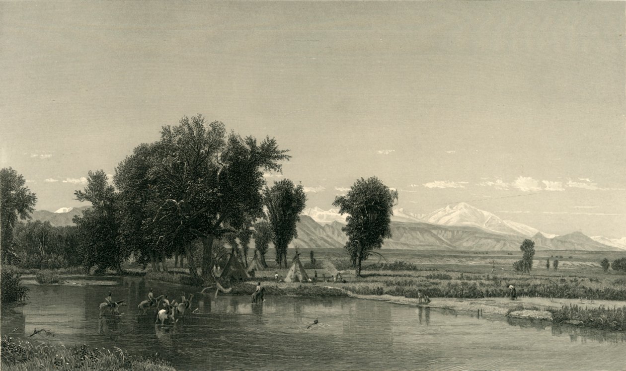 "The Rocky Mountains", 1874. alkotó: Robert Hinshelwood