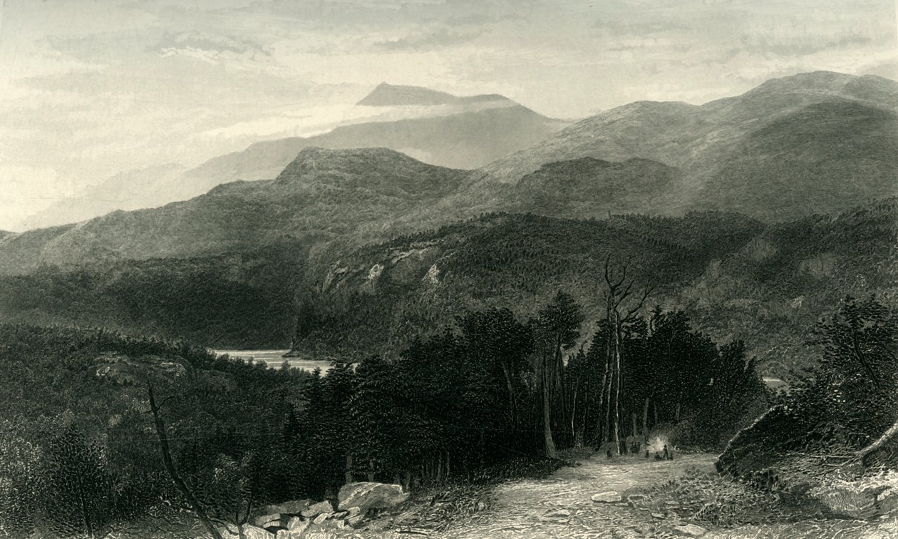 "The Smoky Mountains, North Carolina", 1872. alkotó: Robert Hinshelwood