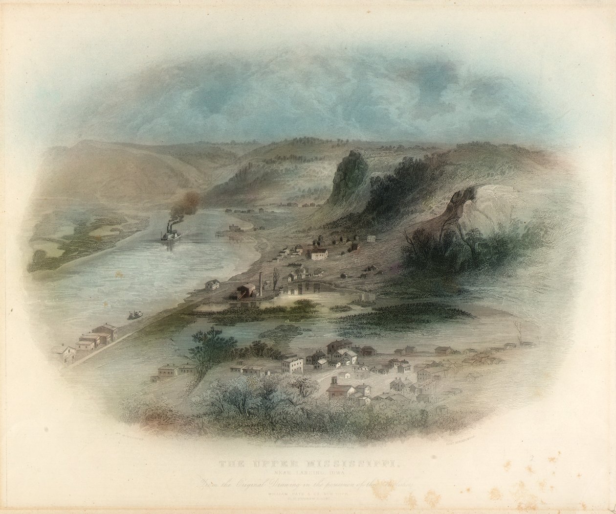 Felső Mississippi (Lansing, Iowa közelében) alkotó: Robert Hinshelwood