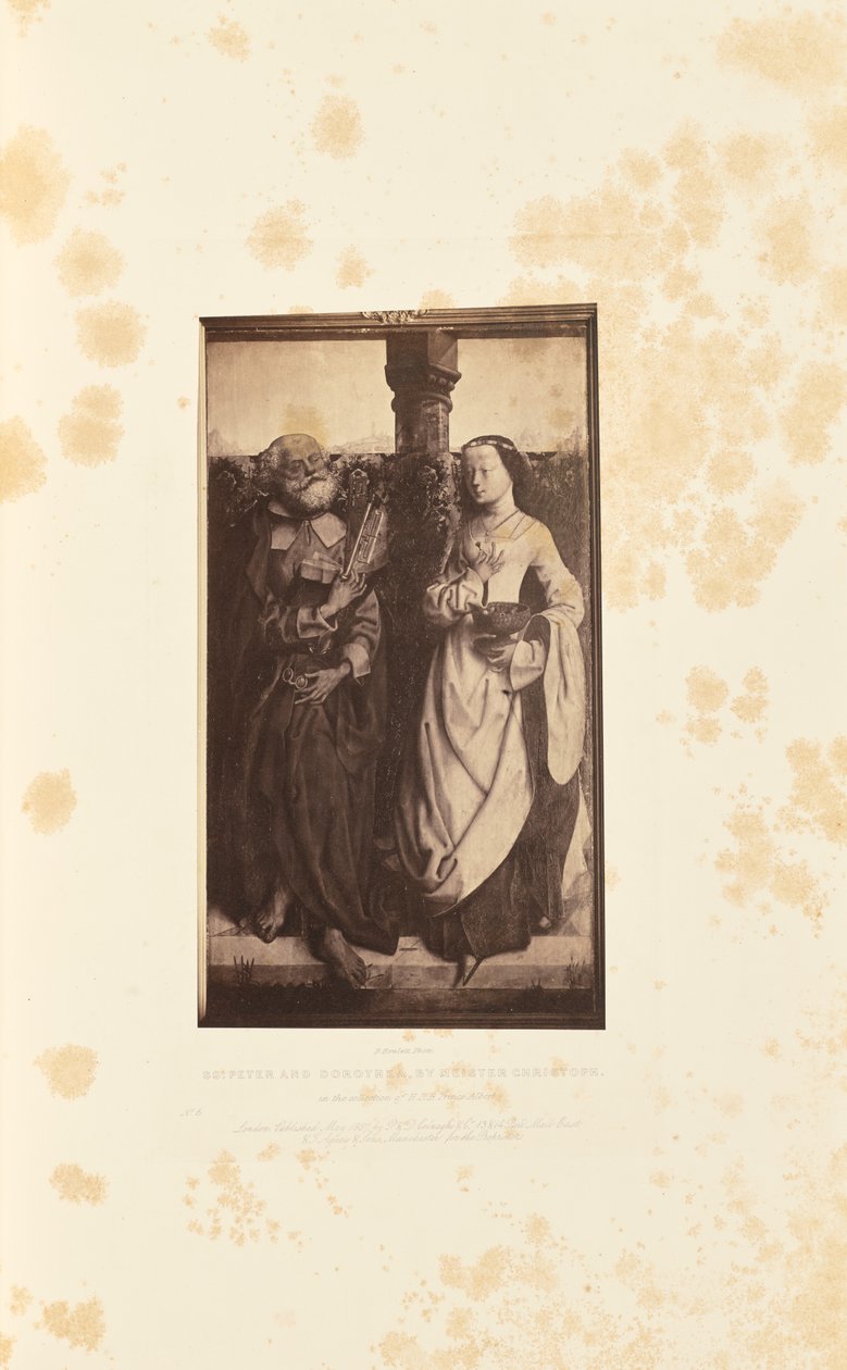 Szent Péter és Dorothea, Meister Christoph által alkotó: Robert Howlett