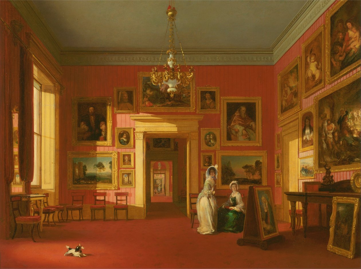 Lord Northwick Képgalériája a Thirlestaine House-ban alkotó: Robert Huskisson