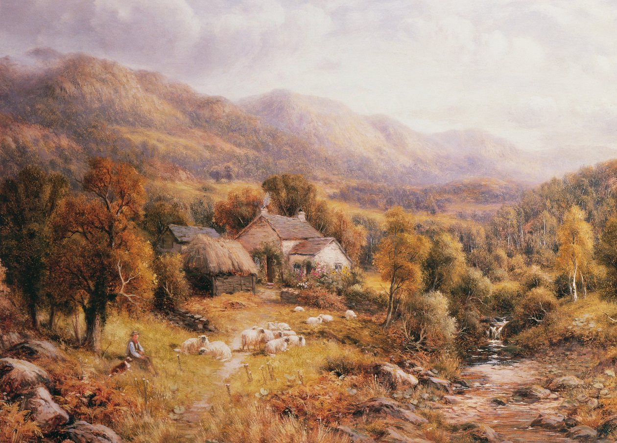 Bettws közelében, Észak-Wales alkotó: Robert John Hammond