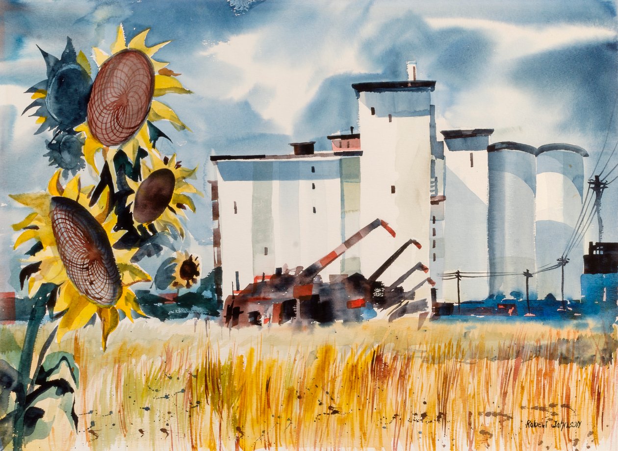 Grain Elevator, Kansas, n.d. alkotó: Robert Johnson