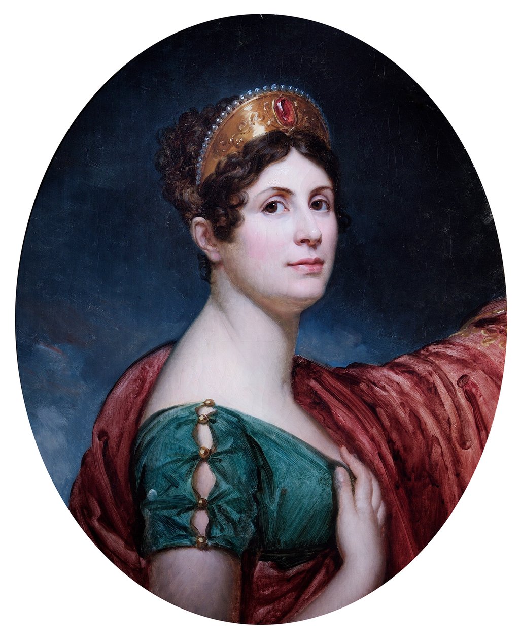 Egy udvarhölgy jelmez, Josephine császárnőnek mondják, 19. eleje (olaj, vászon) alkotó: Robert Lefevre