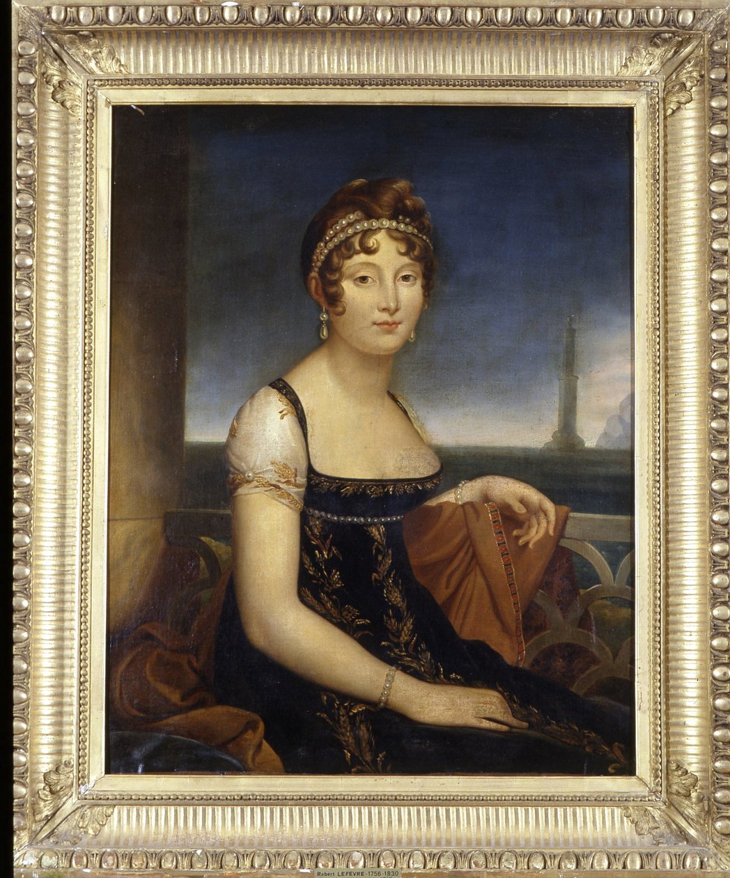 Marie-Paulette Pauline Bonaparte-nak, Borghese hercegnőnek (I. Napóleon nővére) hívta – Robert Lefevre (1756-1830) alkotó: Robert Lefevre